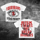 Street Unisex T-shirt 'RISK TAKERS AND BREAD MAKERS' Street Tee