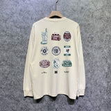 Amiri long sleeve shirts medal set printing