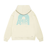 Amiri hoodie large radar shape printing