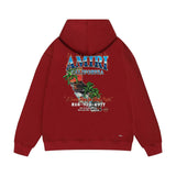 Amiri hoodie flame island print