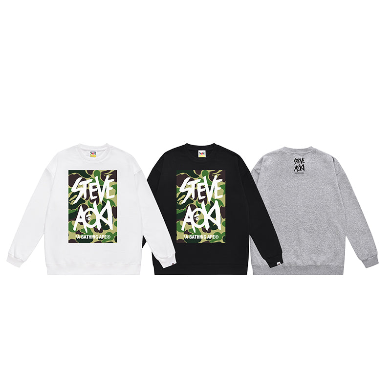 Bathing ape Crew neck sweatshirt