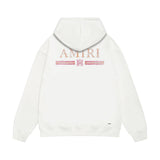 Amiri hoodie crayon horizontal stripes printing