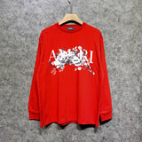 Amiri long sleeve shirts colorless flower printing
