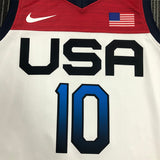 NBA Jerseys 2021 Olympics USA Team White 10, Tatum