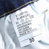 Mens Fashion Jeans Red stripes 7163#