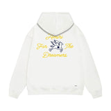 Amiri hoodie yellow letter pegasus print