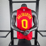 NBA Jerseys Season 19, Pacers, Retro, Red 0, Halliburton