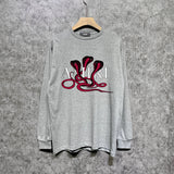 Amiri long sleeve shirts new font cobra printing