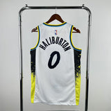 NBA Jerseys Season 25, Pacers, City Edition No. 0, Halliburton