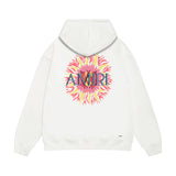 Amiri hoodie colorful sun print