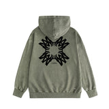 Amiri washed hoodie simple letter group washed distressed printing