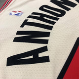 NBA Jerseys Trail Blazers, Off-White 00, Anthony