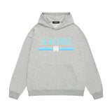 Amiri hoodie colorfulletter horizontal strip printing