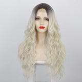 Women's Wigs Long Curly Hair Fiber Headgear Wigs