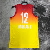 NBA Jerseys 23 season, All-Star, Yellow 12, Morant