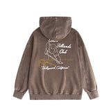 Amiri washed hoodie billiard sketch washed distressed printing