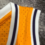 NBA jerseys women's navel retro jersey: Lakers, yellow 24, Kobe Bryant