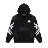 Lost intricacy Hoodie rhinestones