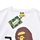 Bathing Ape T Shirt ape man shopping cart Alphabet print short sleeve T-shirt