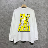 Amiri long sleeve shirts tiger printing