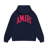 Amiri hoodie red letter bevel letterprinting