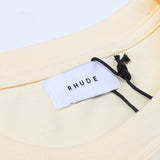 Rhude T Shirt Sunset Design Sense Printed Short Sleeve T-Shirt