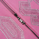 Lost intricacy Hoodie rhinestones