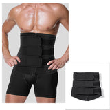 Fitness Three-Belt Breasted Velcro Men's and Women's Waist Traine R Waistband Belt