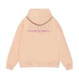 Amiri hoodie crayon horizontal stripes printing