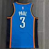NBA Jerseys Thunder, Blue 3, Paul