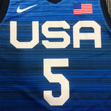 NBA Jerseys 2021 Olympic Team USA, Blue 5, LaVine
