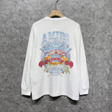 Amiri long sleeve shirts five-star rose printing