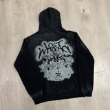 Lost intricacy Hoodie rhinestones