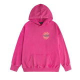 Amiri washed hoodie colorful sun washed distressed printing