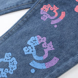 Denim Tears Jeans Loose Men's and Women's Casual Pants
