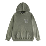Amiri washed hoodie new arrivalletter logo washed distressed printing
