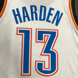 NBA Jerseys Thunder, White 13, Harden