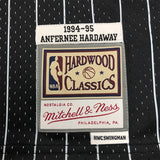 NBA Jerseys MN hot-pressed retro jersey: SW Magic 95 season, black No. 1, Hardaway