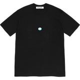 Mens T-shirts 21FW Sticker Tee Box Sticker Print Crew Neck Short Sleeve T-Shirt