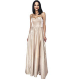Women Party Dress Shiny Formal Banquet Dress Evening Gown (Ss0416)