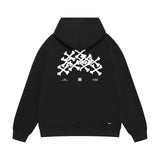 Amiri hoodie skeleton letterprinting
