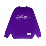 Amiri long sleeve shirts needlework letterprinting
