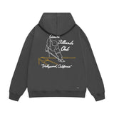Amiri hoodie billiard sketch printing