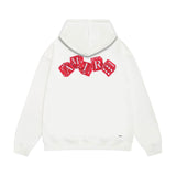 Amiri hoodie red dice printing