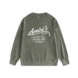 Amiri washed sweatshirt California limited bone fracture print washed and old