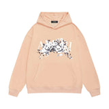 Amiri hoodie colorless floral print