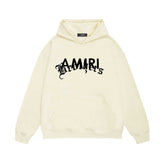 Amiri hoodie letter cross print