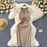Women Dresses Temperament Leisure Knitted Dress