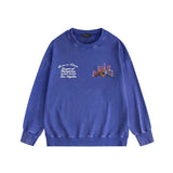 Amiri washed sweatshirt alphabet tiger print washed old