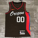 NBA Jerseys Season 21, Blazers, City Edition, Brown No. 00, Anthony